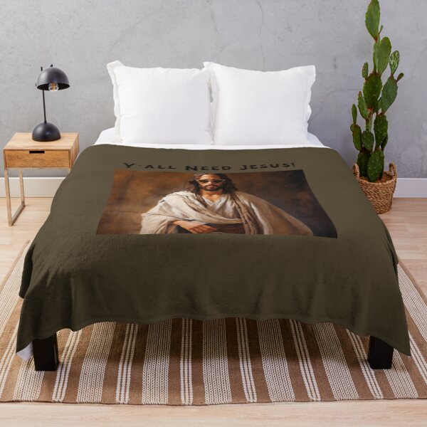 Item preview, Y’all Need Jesus! #jesusmeme #funnyjesus #jesushumor #holylaughs designed and sold by Anna Halasek.