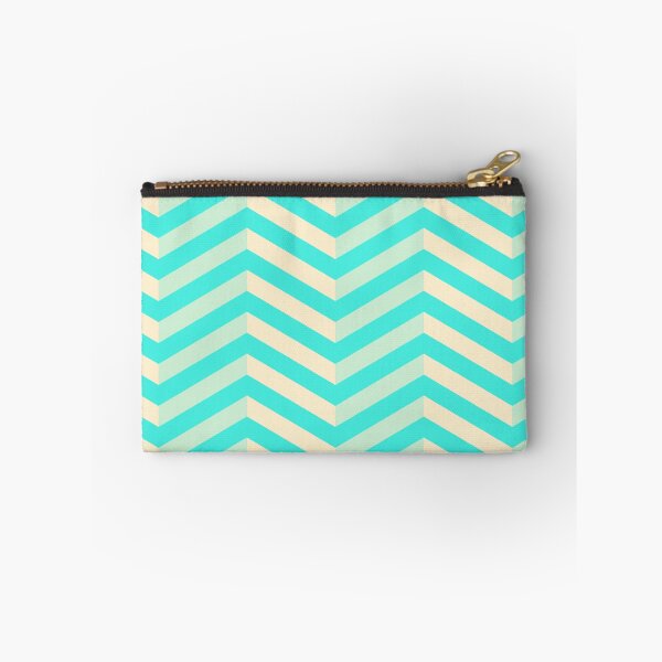 Item preview, Turquoise Chevron Stripes Pattern Design  designed and sold by patternsoup.