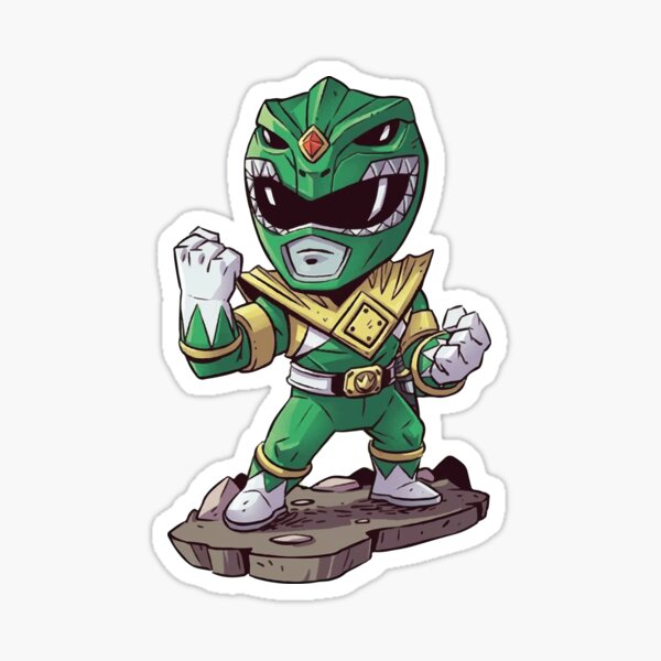 Item preview, Green Ranger Power Sticker designed and sold by reaugusto.