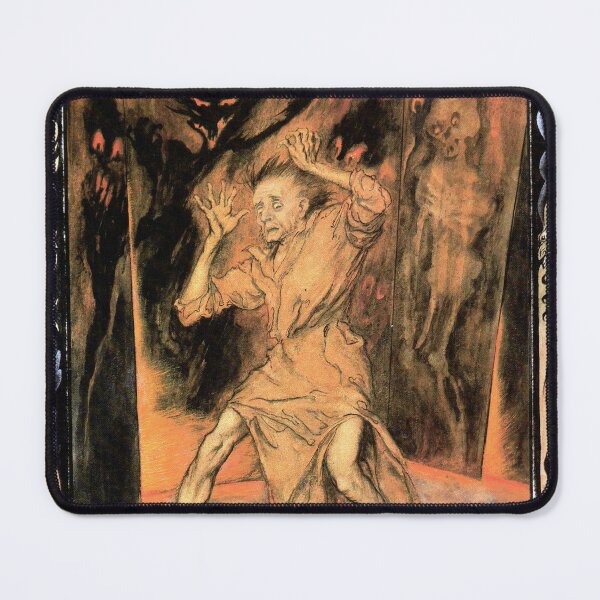 Item preview, The Pit and the Pendulum - Edgar Allan Poe - Arthur Rackham designed and sold by forgottenbeauty.