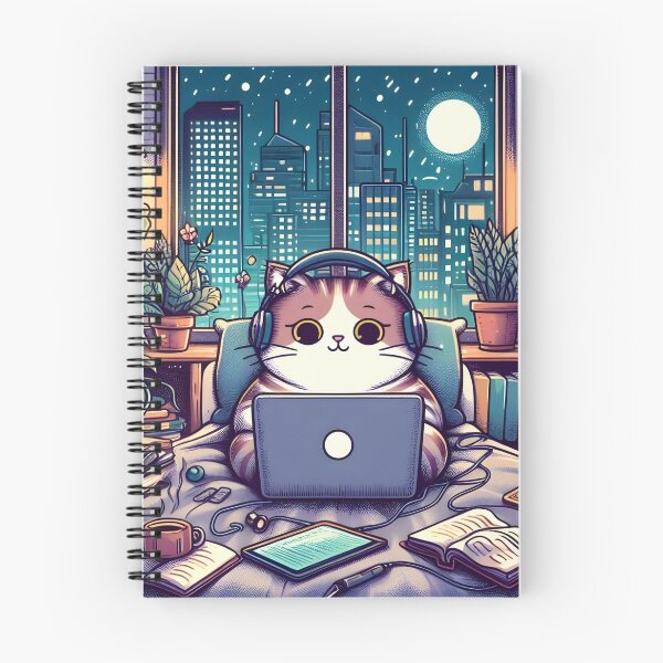 Item preview, LoFi cat designed and sold by DRAGONFIASCO.