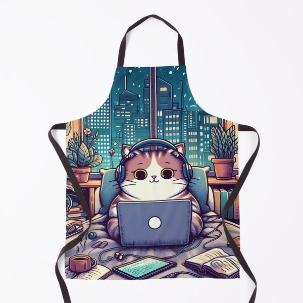Item preview, LoFi cat designed and sold by DRAGONFIASCO.