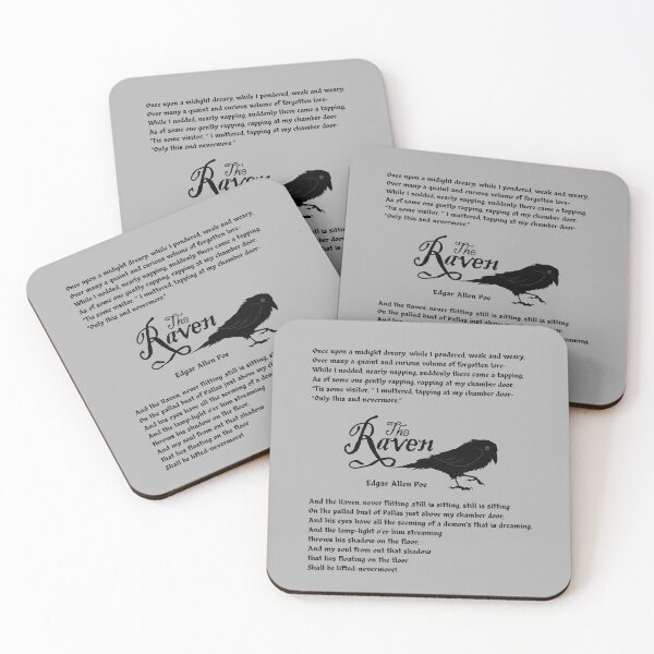 Item preview, The Raven Once Upon a Midnight Dreary designed and sold by LiaIsabellaArt.