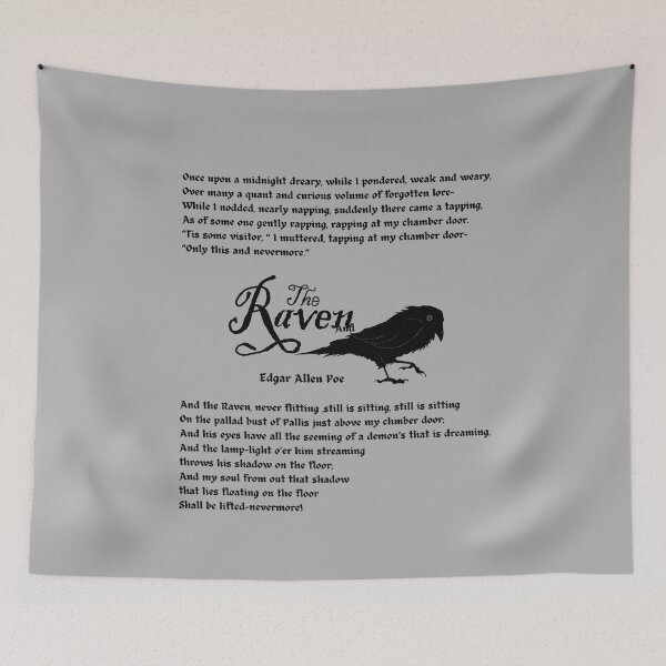 Item preview, The Raven Once Upon a Midnight Dreary designed and sold by LiaIsabellaArt.