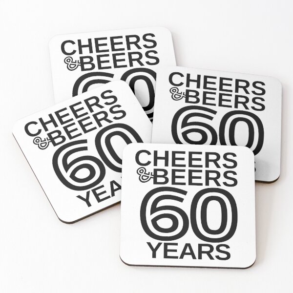 Item preview, Cheers and Beers - 60 Years Birthday Celebration designed and sold by highflycrafts.