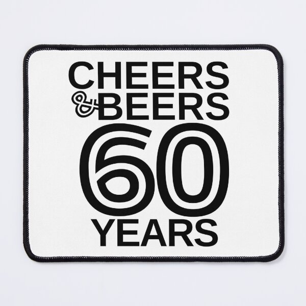 Item preview, Cheers and Beers - 60 Years Birthday Celebration designed and sold by highflycrafts.