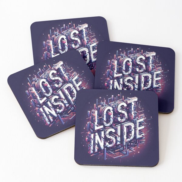 Item preview, Lost inside, typography designed and sold by maxmaj.