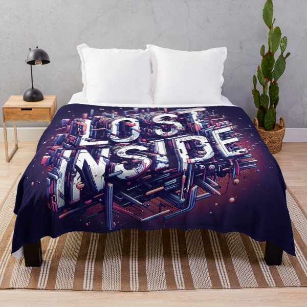 Item preview, Lost inside, typography designed and sold by maxmaj.