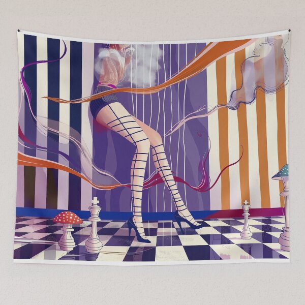 Item preview, circus chess designed and sold by PricklyPeanut.