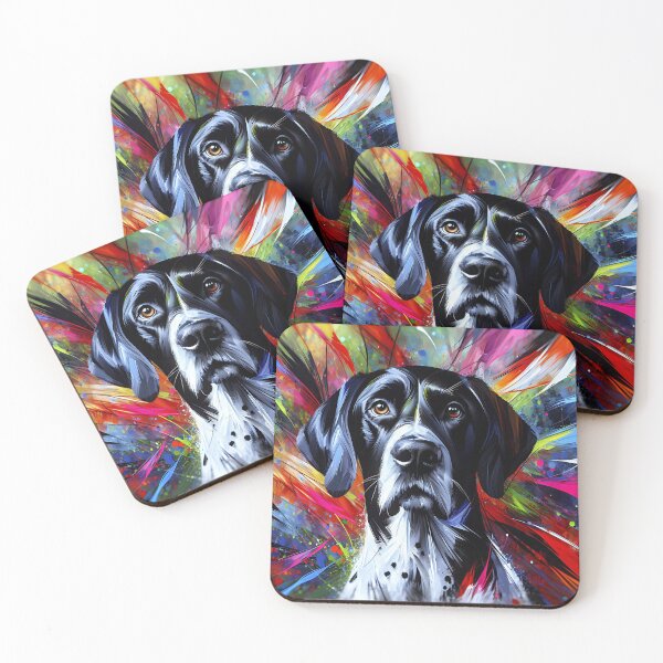 Item preview, English Pointer Dog Acrylic Print Pet Portrait Pet Lovers designed and sold by Puppy Puzzles Plus.