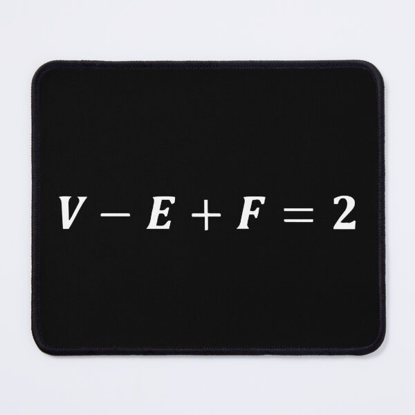 Item preview, Euler’s Formula for Polyhedra Mathematician Engineer Physicist designed and sold by farhanhafeez.