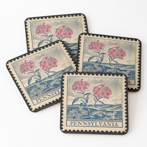 Item preview, Vintage Pennsylvania Botanical Stamp designed and sold by tiigerdad.