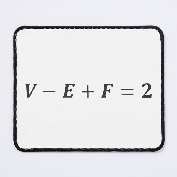 Item preview, Euler’s Formula for Polyhedra Mathematician Engineer Physicist designed and sold by farhanhafeez.
