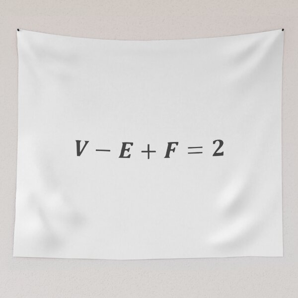 Item preview, Euler’s Formula for Polyhedra Mathematician Engineer Physicist designed and sold by farhanhafeez.