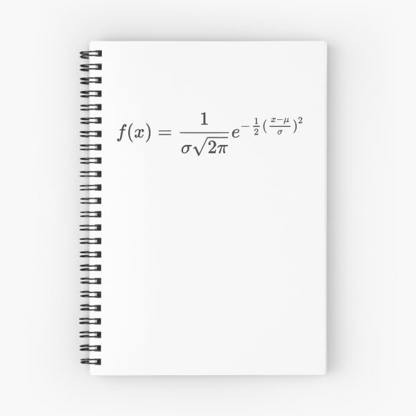 Aperçu de l'œuvre Normal Distribution Equation Mathematician Economics Student créée et vendue par farhanhafeez.