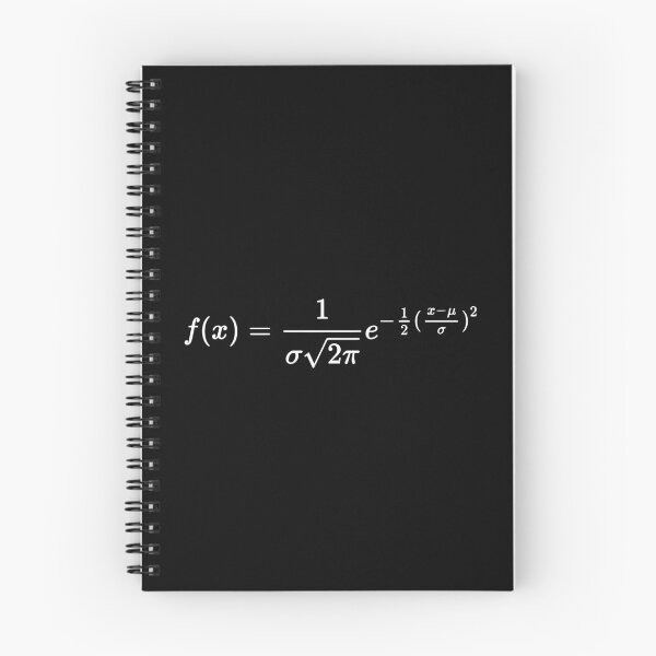 Aperçu de l'œuvre Normal Distribution Equation Mathematician Economics Student créée et vendue par farhanhafeez.