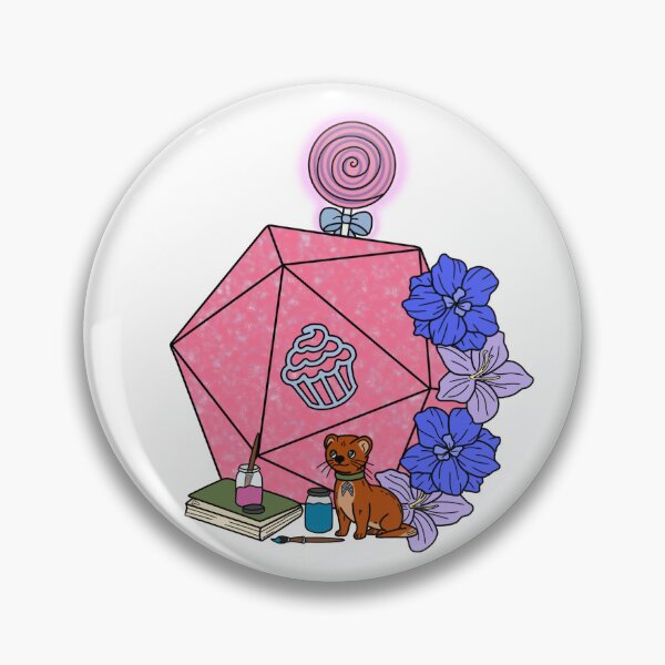 Item preview, Jester Floral Dice Art designed and sold by LunarAshes.