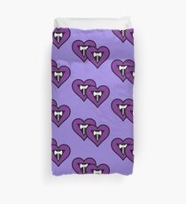 Original Lesbian pride hearts Duvet Cover