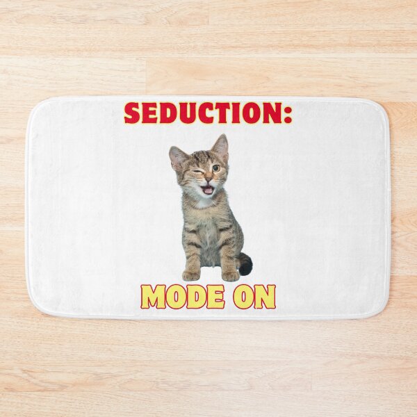 Item preview, Feline Seduction | Seduction Mode On - Charming Cat in Humorous Style designed and sold by tuschollos.