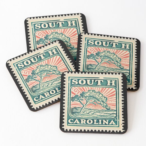 Item preview, Greetings from South Carolina Stamp designed and sold by tiigerdad.
