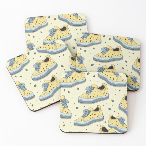 Item preview, Watermelon Shoe Seamless Pattern- yellow, blue designed and sold by My-fake-places.