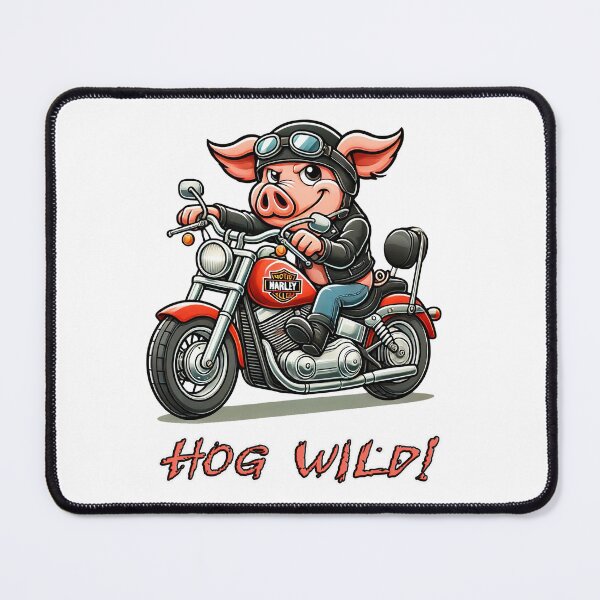 Item preview, Hog Wild: Piglet Biker on Motorcycle designed and sold by TeddVentures.