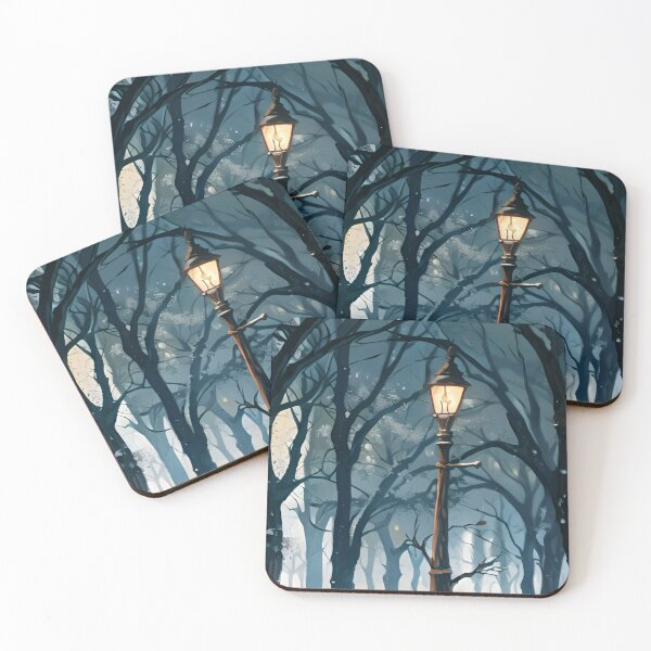 Item preview, Lamppost in the woods designed and sold by Glenbobagins.
