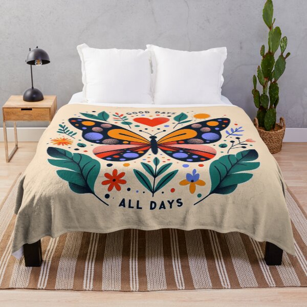 Item preview, Butterfly finding a red Heart Good Days All Days designed and sold by Nanthanon.