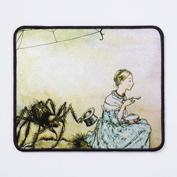Item preview, Little Miss Muffet - Mother Goose - Arthur Rackham designed and sold by forgottenbeauty.