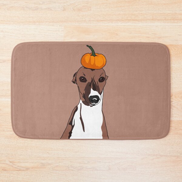 Item preview, Cute Whippet with Pumpkin designed and sold by chaycreates.