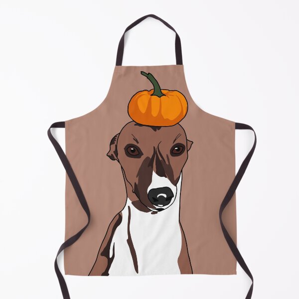 Item preview, Cute Whippet with Pumpkin designed and sold by chaycreates.