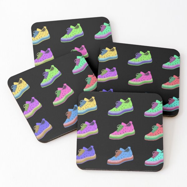 Item preview, Watermelon Shoe Seamless Pattern-turquoise, baby blue, mint, green, pink, violet, lavender, yellow.3 designed and sold by My-fake-places.