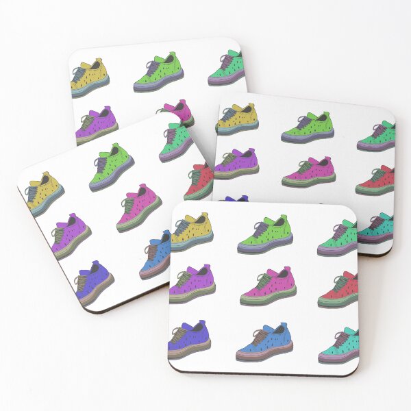 Item preview, Watermelon Shoe Seamless Pattern-turquoise, baby blue, mint, green, pink, violet, lavender, yellow.4 designed and sold by My-fake-places.
