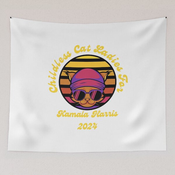 Item preview, Childless Cat Ladies For Kamala Harris designed and sold by InkImagination1.