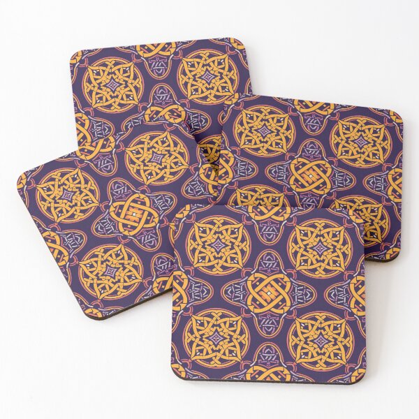 Item preview, Purple Celtic pattern designed and sold by The Retro Stop.