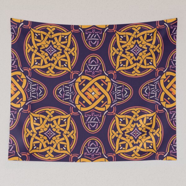 Item preview, Purple Celtic pattern designed and sold by Designsderemi.