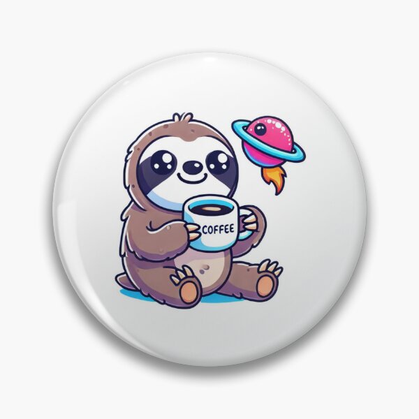Item preview, sloth designed and sold by CTRL P Prints.