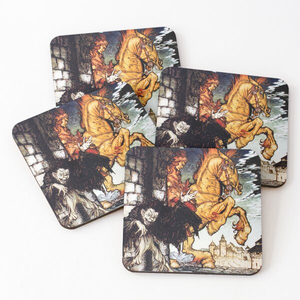 Item preview, Metzengerstein - Arthur Rackham for Edgar Allan Poe designed and sold by forgottenbeauty.
