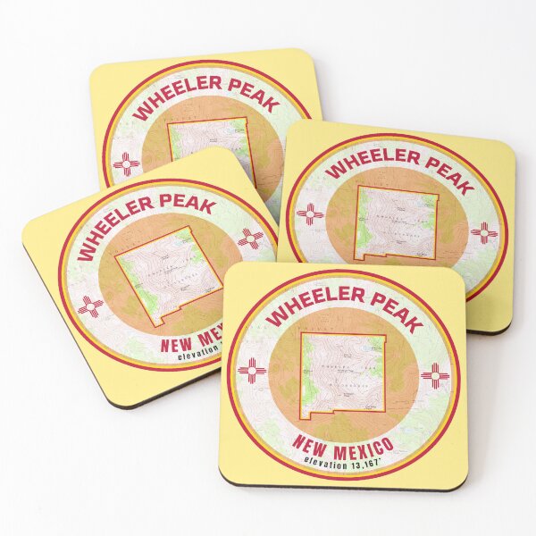 Item preview, New Mexico Souvenir Map - Wheeler Peak designed and sold by Willz Designz.