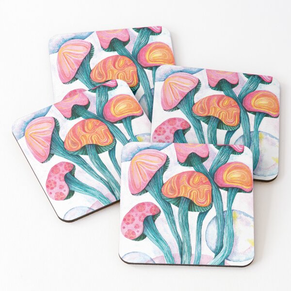 Item preview, Mushroom and Bubbles designed and sold by Jouita.