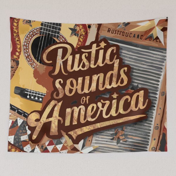 Item preview, Rustic Americana T-shirt Design designed and sold by Collision19.
