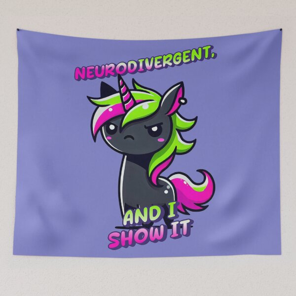 Item preview, Neurodivergent, and I Show It - Jeremy designed and sold by 3DAF.