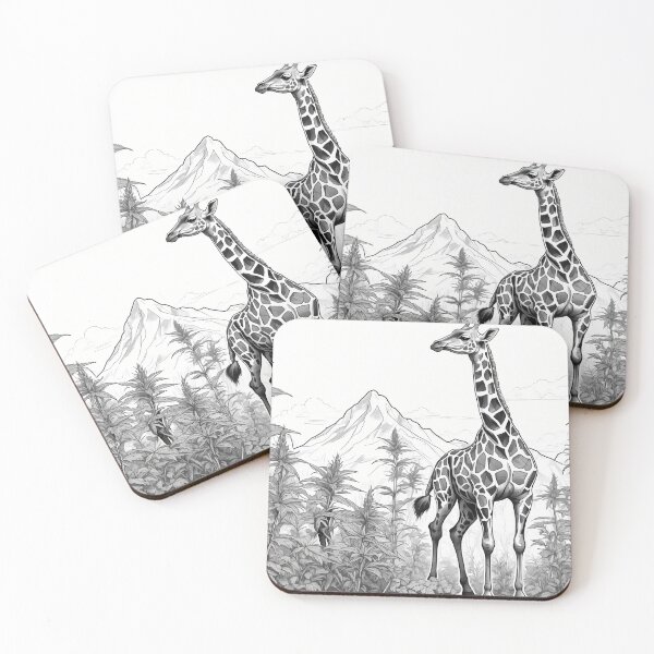 Item preview, A quick giraffe sketch designed and sold by wojysmokes.