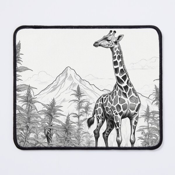 Item preview, A quick giraffe sketch designed and sold by wojysmokes.