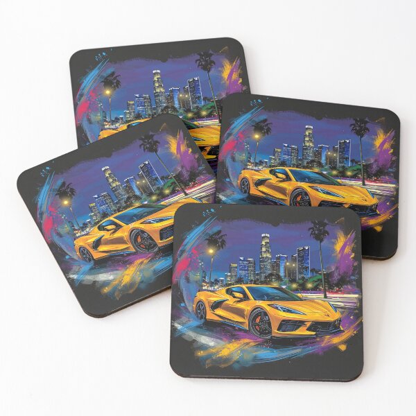 Artikelvorschau, Chevrolet Corvette Stingray Z06 Sportwagen Poster Kunst entworfen und verkauft von StreetRydz.