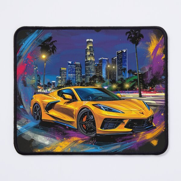 Item preview, Arte del cartel del coche deportivo Chevrolet Corvette Stingray Z06 designed and sold by StreetRydz.