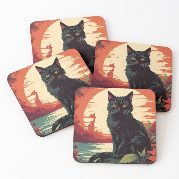 Item preview, black cat cat cat cat cat cat cat cat cat cat cat cat cat cat cat designed and sold by wojysmokes.