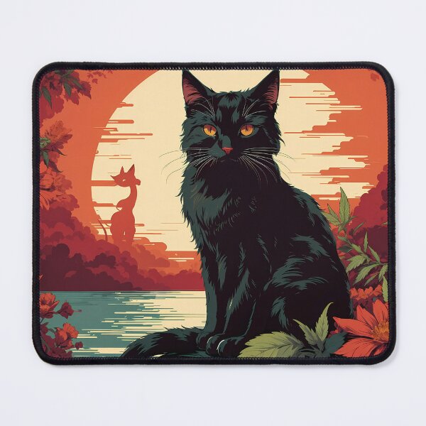 Item preview, black cat cat cat cat cat cat cat cat cat cat cat cat cat cat cat designed and sold by wojysmokes.
