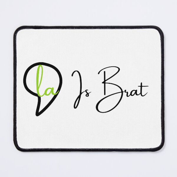 Item preview, ,la Is Brat Comma la Is Brat -Cute Political Support Humor designed and sold by franzandsabina.