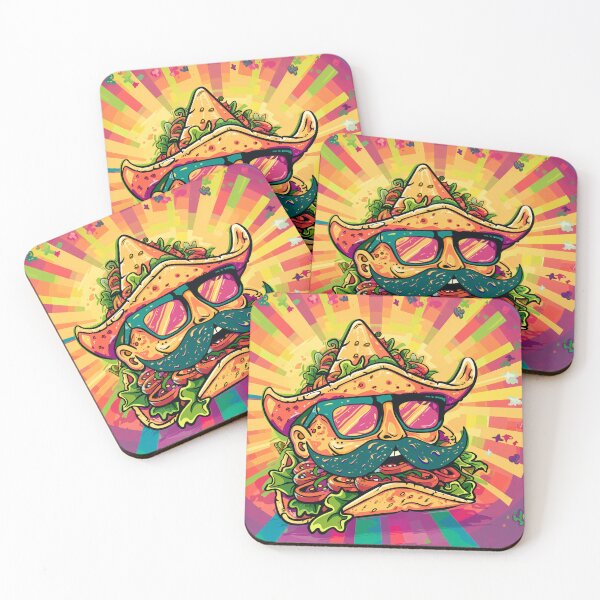 Item preview, SCREAMING Fiesta “TACO SAMMY”  : TACO TACO redux collection  designed and sold by Zen Candy 3000 Travis Nicholas Zariwny.